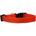 Petpal Plain Nylon Dog Collar; Orange - Medium PE865140